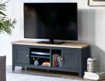 Julian Bowen Bordeaux Dark Grey TV Unit
