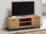 Julian Bowen Brooklyn TV Unit in Solid Oak