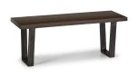 Brooklyn Bench In Dark Oak