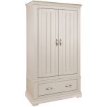 Cobble Double Wardrobe With Drawer