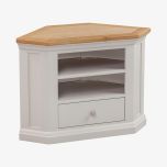 Cotswold Solid Oak Corner TV Cabinet