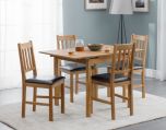 Julian Bowen Coxmoor Extending Dining Table in Solid Oak