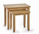 Julian Bowen Mallory Nest Of 2 Tables in Oak
