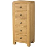 Avon Oak Tall Chest Of Drawers