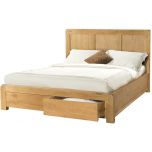 Avon Oak 4Ft 6 Double Bed With Drawers