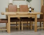 Deluxe Small Butterfly Extending Table in Solid Oak