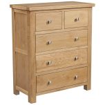 Dorset Oak 2 Over 3 Chest Of Drawers