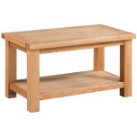 Dorset Oak Small Coffee Table With Shelf