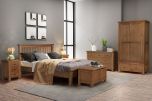 Harrogate High Foot End Bed in Rustic Oak - Multiple Sizes