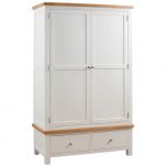 Dorset Ivory Double Wardrobe With Drawers