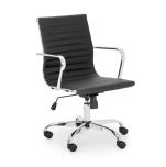 Julian Bowen Gio Black & Chrome Office Chair