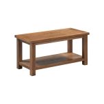 Harrogate Large Coffee Table With Shelf in Rustic Oak