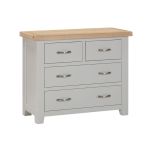 Berkshire 2+2 Chest of Drawers in Moon Grey