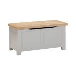 Berkshire Blanket Box in Moon Grey