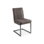 Julian Bowen Brooklyn Dining Chair in Charcoal Grey - Set of 2