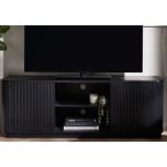 Julian Bowen Louis Fluted Media Unit in Black