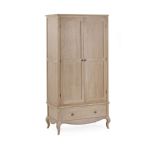 Julian Bowen Camille Combination Wardrobe in Limed Oak