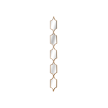 Square Decorative Hanging Collage Mirror In Gold