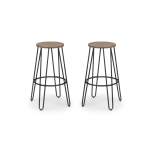 Set of 2 Dalston Round Barstools