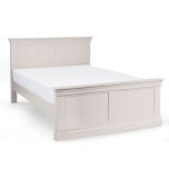 Julian Bowen Clermont 150cm King Sized Bed in Light Grey