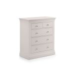 Julian Bowen Clermont 3+2 Chest of Drawers in Light Grey