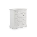 Julian Bowen Clermont 3+2 Chest of Drawers in Surf White