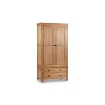 Julian Bowen Marlborough Combination Wardrobe in Solid Oak