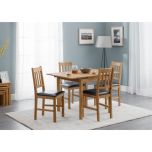 Julian Bowen Coxmoor Extending Dining Table in Solid Oak