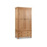 Julian Bowen Marlborough Combination Wardrobe in Solid Oak