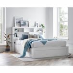 Arizona White Wooden Ottoman Storage Bed - Multiple Sizes