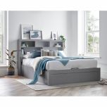 Arizona Grey Wooden Ottoman Storage Bed - Multiple Sizes