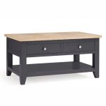 Julian Bowen Bordeaux Dark Grey Coffee Table 