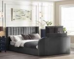 Julian Bowen Clara Ottoman Dark Grey TV Bed in Double or King Size