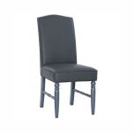 Henley Upholstered Dining Chair in Grey - Set of 2