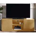 Julian Bowen Louis Effect Fluted TV Unit in Light Oak
