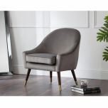 Julian Bowen Elliot Arm Chair in Grey