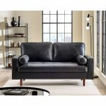Julian Bowen Henley 3 Seater Sofa in Black