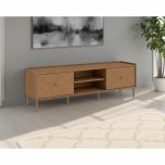 Kairo 2 Drawer TV Cabinet in Oak