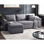 Julian Bowen Angel Sofabed with Storage in Grey