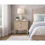 Julian Bowen Camille 2 Drawer Bedside in Limed Oak