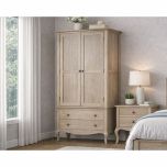 Julian Bowen Camille Combination Wardrobe in Limed Oak