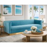 Cora 3 Seater Velvet Sofa -  Choose Your Colour