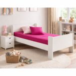 Ameiia 3ft Single Bed in White – EU Size