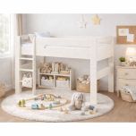 Venus Mid Sleeper Bed in White
