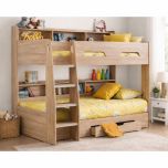 Mercury Bunk Bed in Sonoma Oak