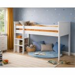 Charlie Mid Sleeper Bed in White