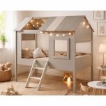 Jungle Treehouse Bed in Grey & Beige