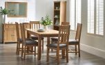 Julian Bowen Mallory Extending Dining Table in Oak