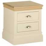 Lundy Painted 2 Drawer Bedside Table