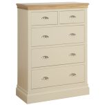 Lundy Painted 2 Over 3 Jumper Deep Chest Of Drawers